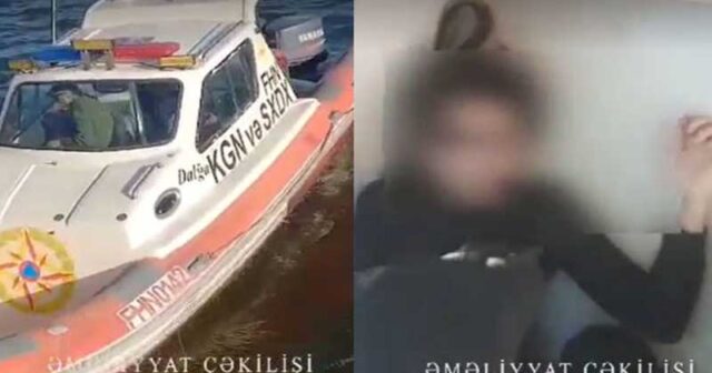 Bakıda özünü dənizə atan qadın xilas edildi – ANBAAN VİDEO