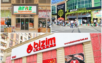 AZƏRBAYCANDA TANINMIŞ ÜÇ MARKET CƏRİMƏLƏNDİ