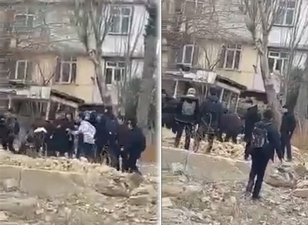Bakıda şagirdlər arasında kütləvi dava – VİDEO