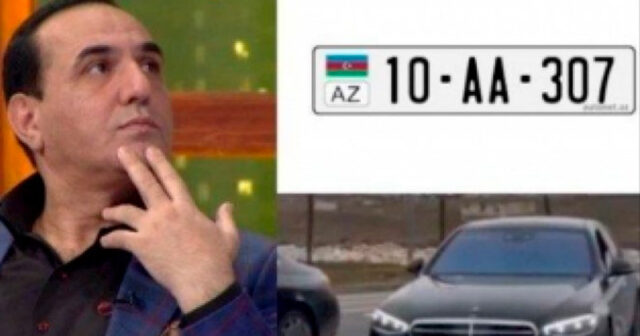 Füzuliyə gedən “AA” seriyalı avtomobil “tender kralı”nın imiş – SİYAHI