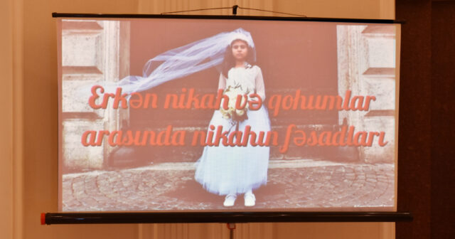 Şirvanda “Erkən nikah və qohumlar arasında nikahın fəsadları” mövzusunda maarifləndirici tədbir keçirilib