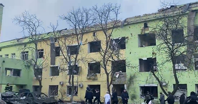 Ukraynada xəstəxana vuruldu: 2 günlük körpə öldü
