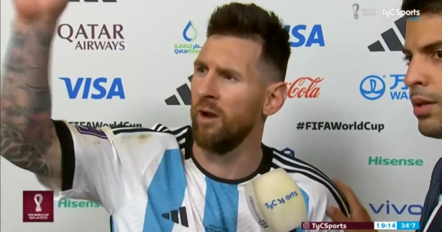 Messi Niderland millisinin futbolçusunu təhqir etdi – “Nəyə baxırsan, axmaq?” – VİDEO