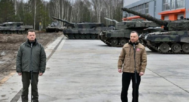 Polşa Müdafiə Nazirliyi: “Leopard” tankları Ukraynadadır”