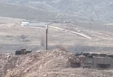 Qanunsuz erməni dəstələrinin postlarında olan kameralar sıradan çıxarılıb (VİDEO)