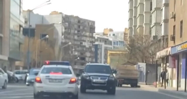 Əks istiqamətdə maşın sürən tələbə belə saxlanıldı – VİDEO+FOTO