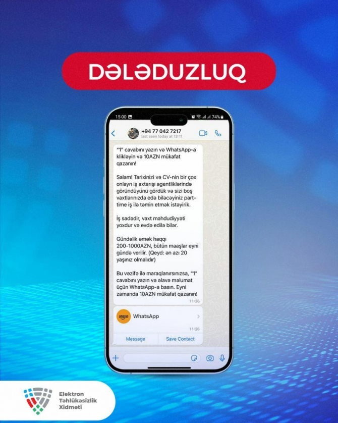 Azərbaycanda “Whatsapp” işlədənlərə XƏBƏRDARLIQ – Dövlət xidməti məlumat yaydı