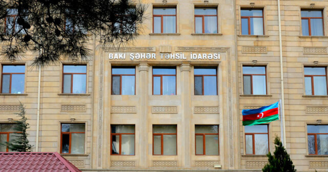 BAKI ŞƏHƏR TƏHSİL İDARƏSİ MƏHKƏMƏYƏ VERİLİB