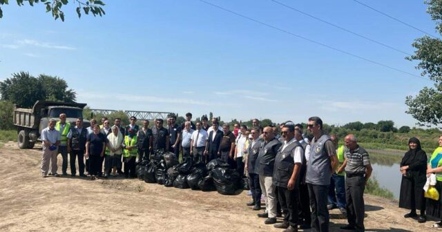 Şirvanda növbəti təmizlik aksiyası keçirilib