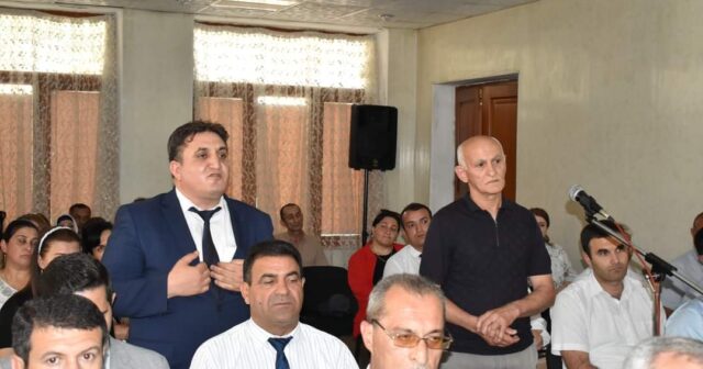 Şirvan Şəhər İcra Hakimiyyəti başçısının sakinlərlə növbəti səyyar görüşü keçirilib