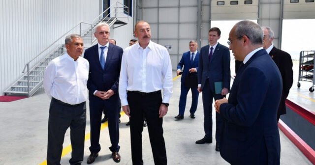 Azərbaycan və Tatarıstan liderləri birlikdə Zəngilan aeroportundan Bakıya yola düşüb