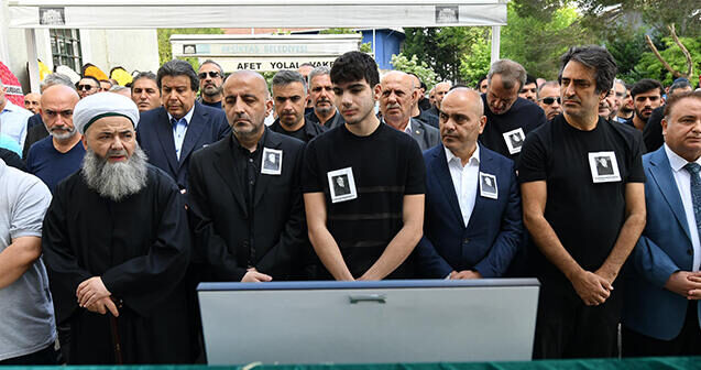 Mübariz Mənsimov atası ilə belə vidalaşdı — FOTOLAR