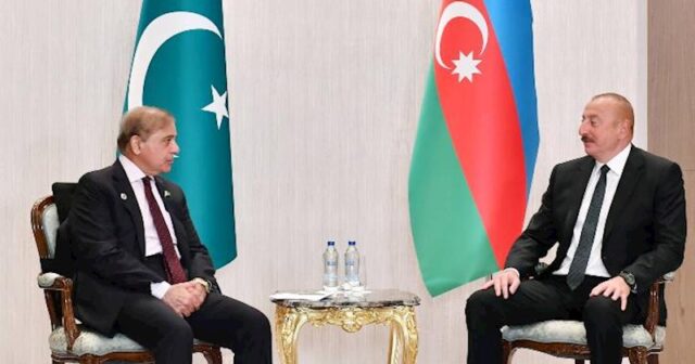 İlham Əliyevlə Şahbaz Şərifin təkbətək görüşü BAŞLADI
