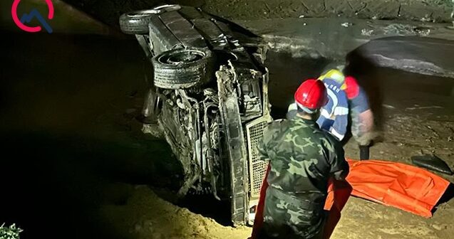 Bacanaqların öldüyü qəza yerindən – Foto
