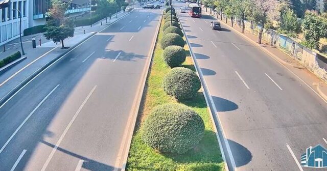 Bakıda qadağanedici işarəni keçən sürücü qəza törətdi – VİDEO