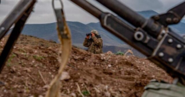 Erməni silahlı dəstələrinin mühəndis işlərinin qarşısı alındı