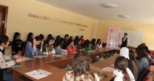 “Qadın və uşaq hüquqlarının təbliği, zorakılığa qarşı mübarizə” layihəsi həyata keçirilib