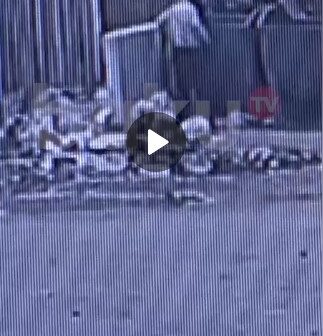 Bakıda anası tərəfindən zibil qutusuna atılan körpənin tapılma GÖRÜNTÜLƏRİ