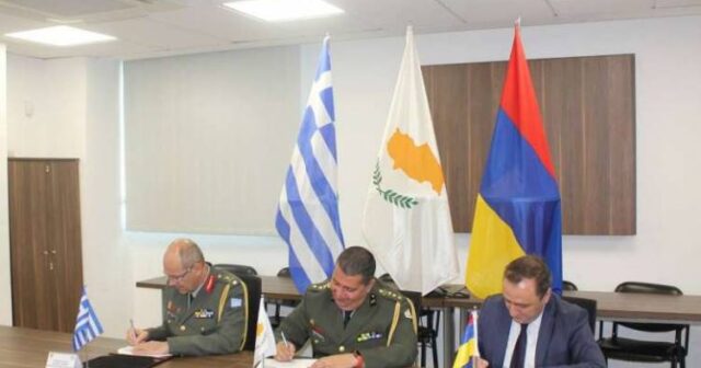 YUNAN-ERMƏNİ-KİPR HƏRBİ İTTİFAQ QURUR