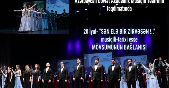 Musiqili Teatrda mövsümün bağlanışı