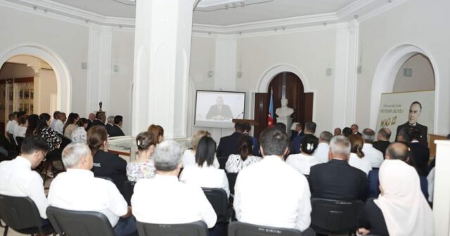Şirvanda “Heydər Əliyev və Azərbaycan dili” mövzusunda tədbir keçirilib