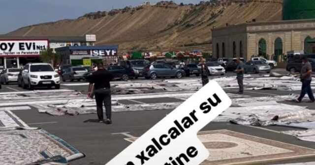 “SƏDƏRƏK” İSLANMIŞ XALÇALAR 10 MANATA SATIŞA ÇIXARILDI…