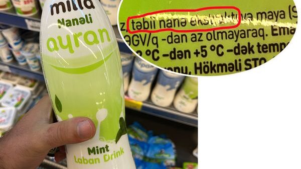 “Milla”nın “nanəli” adı ilə satdığı ayranda nanə yoxdur – İDDİA