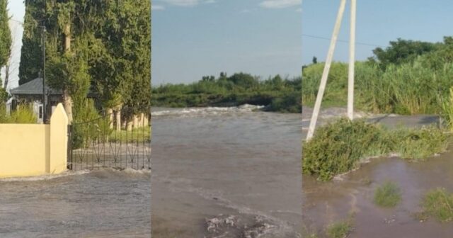 Azərbaycanda kanal yarıldı, iki kəndi su basdı – FOTO