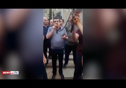 İLHAM ƏLİYEVİN XANKƏNDİDƏ DƏFN ETDİYİ “MİATSUM” – ARAİKİN ACİZ VİDEOSU…