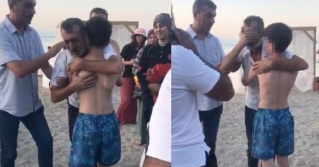 Oğlunun öldüyünü düşünən ata onu qarşısında görərkən hönkür-hönkür ağladı – VİDEO