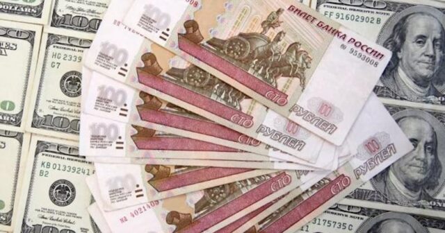 1 dollar 98 rublu ötdü