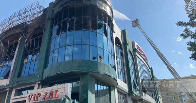 “Green House” şadlıq evində yanğın 500 kvadratmetr ərazini əhatə edib – FOTO,VİDEO