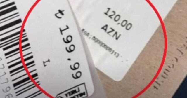 Türkiyədə 12 manata olan geyimi 120 AZN-ə satdılar… (VİDEO)