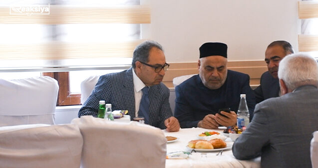 Şeyxlə Abel Məhərrəmov deputatın yasında – Foto