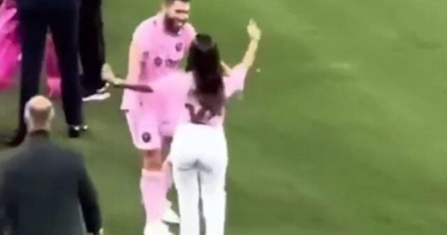 Messini həyat yoldaşı başqa futbolçu ilə səhv saldı – VİDEO