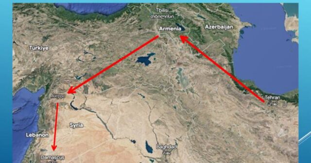 İRAN ERMƏNİSTAN ƏRAZİSİNDƏN SİLAH TƏDARÜK EDİR