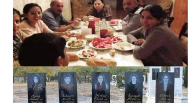Ailə başçısı cəbhədə sağ qaldı, 5 üzvü evdə şəhid oldu (FOTO)