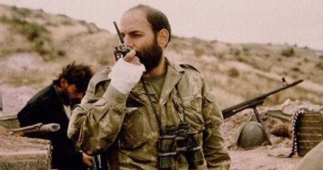Erməni terrorçunun Xocavənddəki heykəli sökülür – Foto