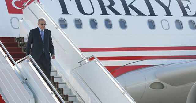 Ərdoğanın Naxçıvana səfəri başladı