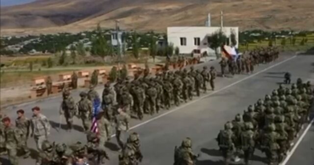ABŞ-Ermənistan hərbi təlimindən görüntülər – VİDEO