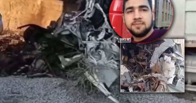 Zəngilandakı dəhşətli qəzanın kadrları yayıldı: 24 yaşlı sürücü hadisə yerində həlak olub-VİDEO