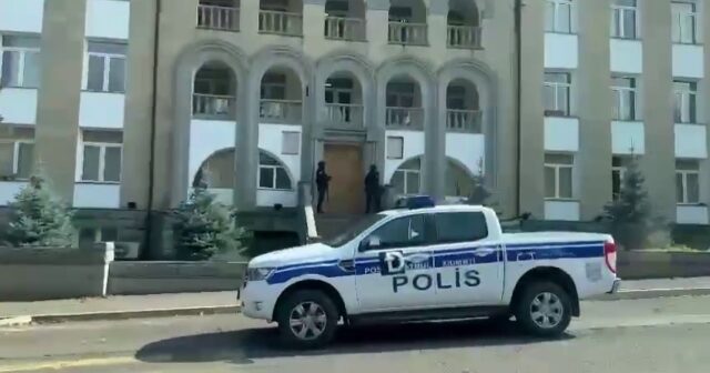 “DİN”in binası Azərbaycan polisinin nəzarətinə keçdi – VİDEO