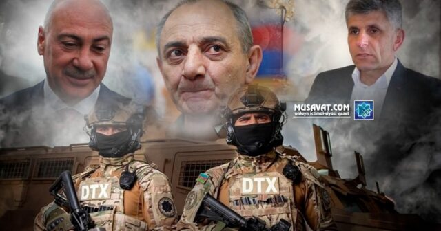 Qarabağdakı rejimin iki “prezidenti”, parlament sədri və “daşnak” lideri qandallanıb, Bakıya gətirildi – FOTOLAR
