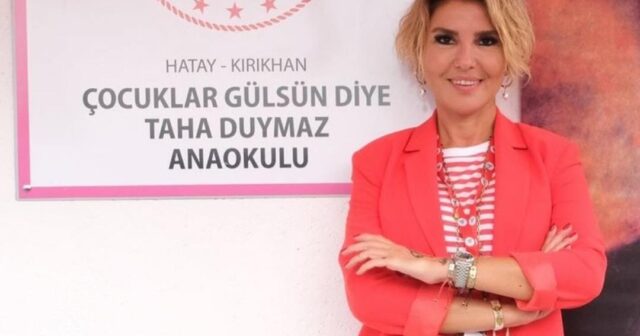 GÜLBƏN ƏRGƏN ZƏLZƏLƏDƏ ÖLƏN TAHA DUYMAZ ADINA MƏKTƏB AÇDI…