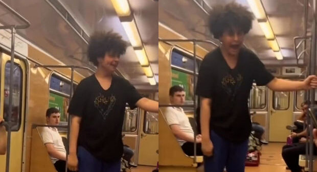 Metroda qışqırdı, ictimai yerdə narahatlıq yaratdı: Bu gəncə dur deyən olacaqmı? – VİDEO