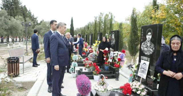 Vətən müharibəsi şəhidi Cavid Məmmədlinin anım günü qeyd edilib