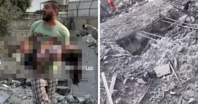 Azyaşlı qızının meyidini qucaqlayan fələstinlinin sözləri gündəm oldu
