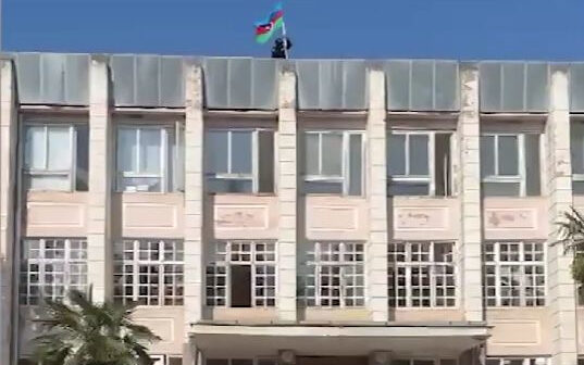 Xocavənddə Azərbaycan bayrağı dalğalandırıldı – VİDEO