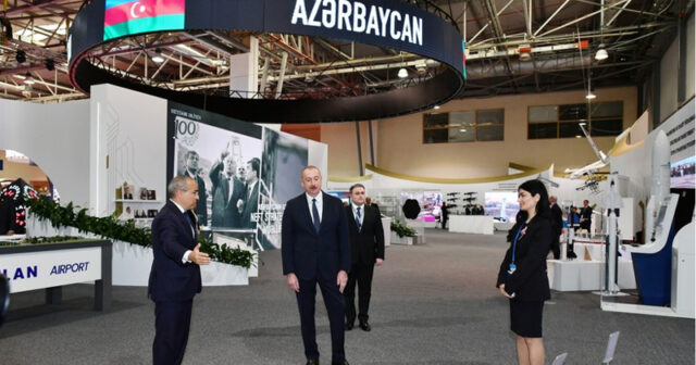 İlham Əliyev SPECA ölkələrinin sərgisinin açılışında iştirak etdi(FOTO)