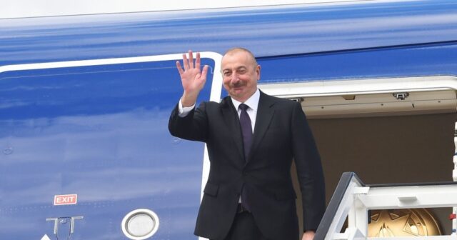 İlham Əliyev Qazaxıstana səfərə getdi